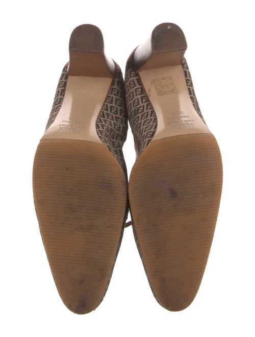 Fendi Canvas Printed Pumps