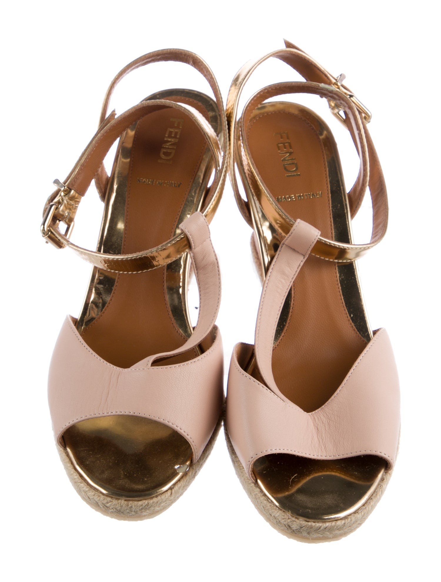 Fendi Leather Sandals