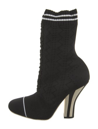 Fendi Striped Sock Boots