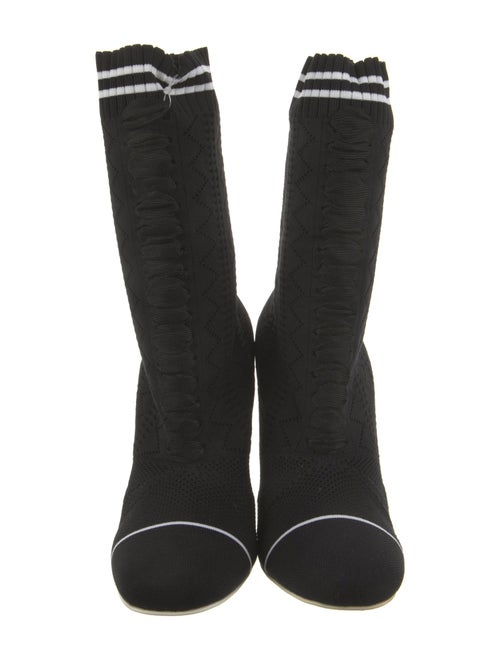 Fendi Striped Sock Boots