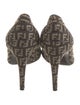 Fendi Zucca FF Logo Canvas Pumps
