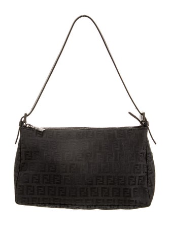 Fendi Zucchino FF Shoulder Bag