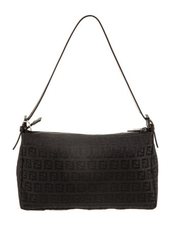 Fendi Zucchino FF Shoulder Bag