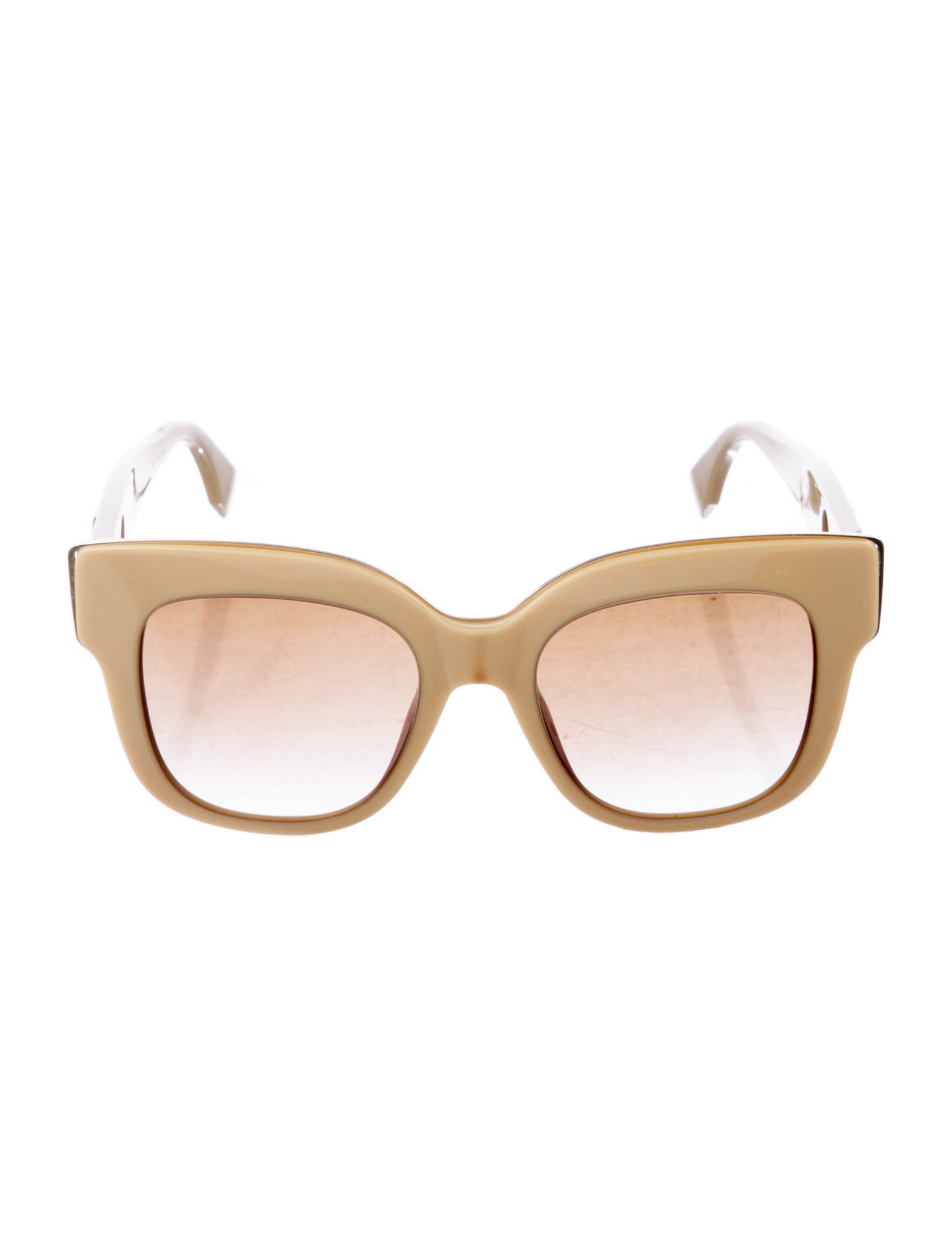 Fendi Zucca FF Logo Oversize Sunglasses