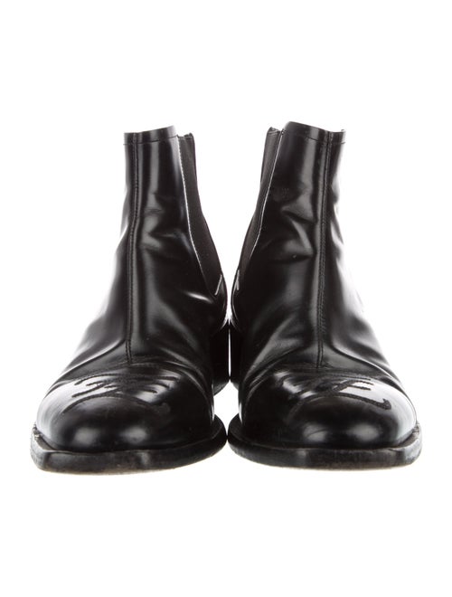 Fendi Leather Chelsea Boots