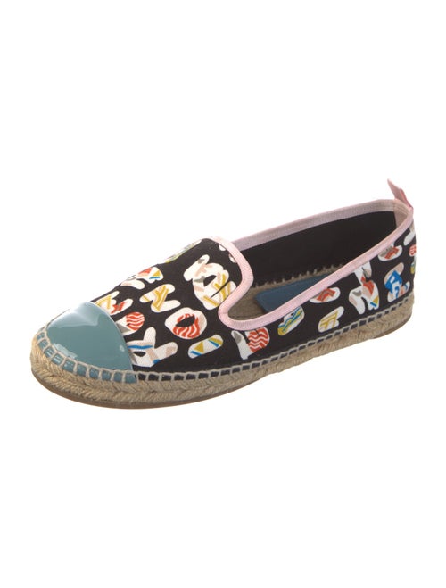 Fendi Canvas Printed Espadrilles