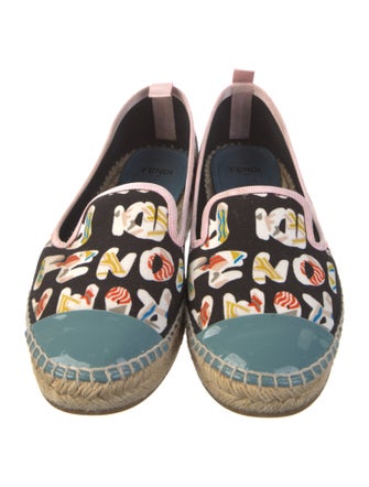 Fendi Canvas Printed Espadrilles
