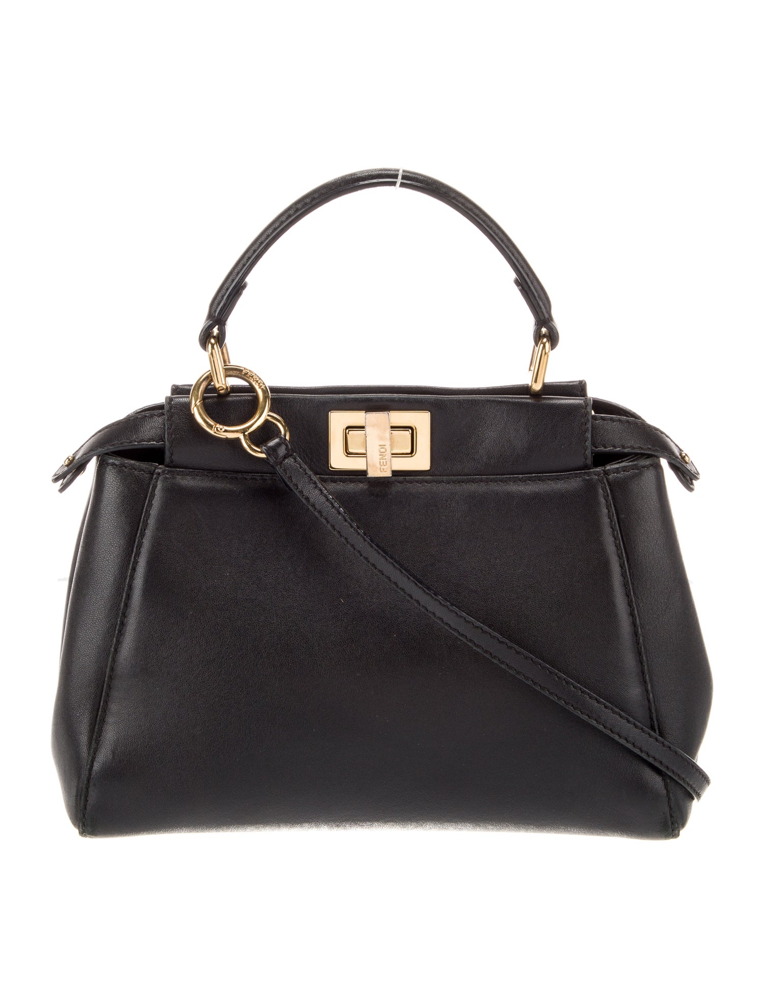 Fendi Leather Peekaboo Mini