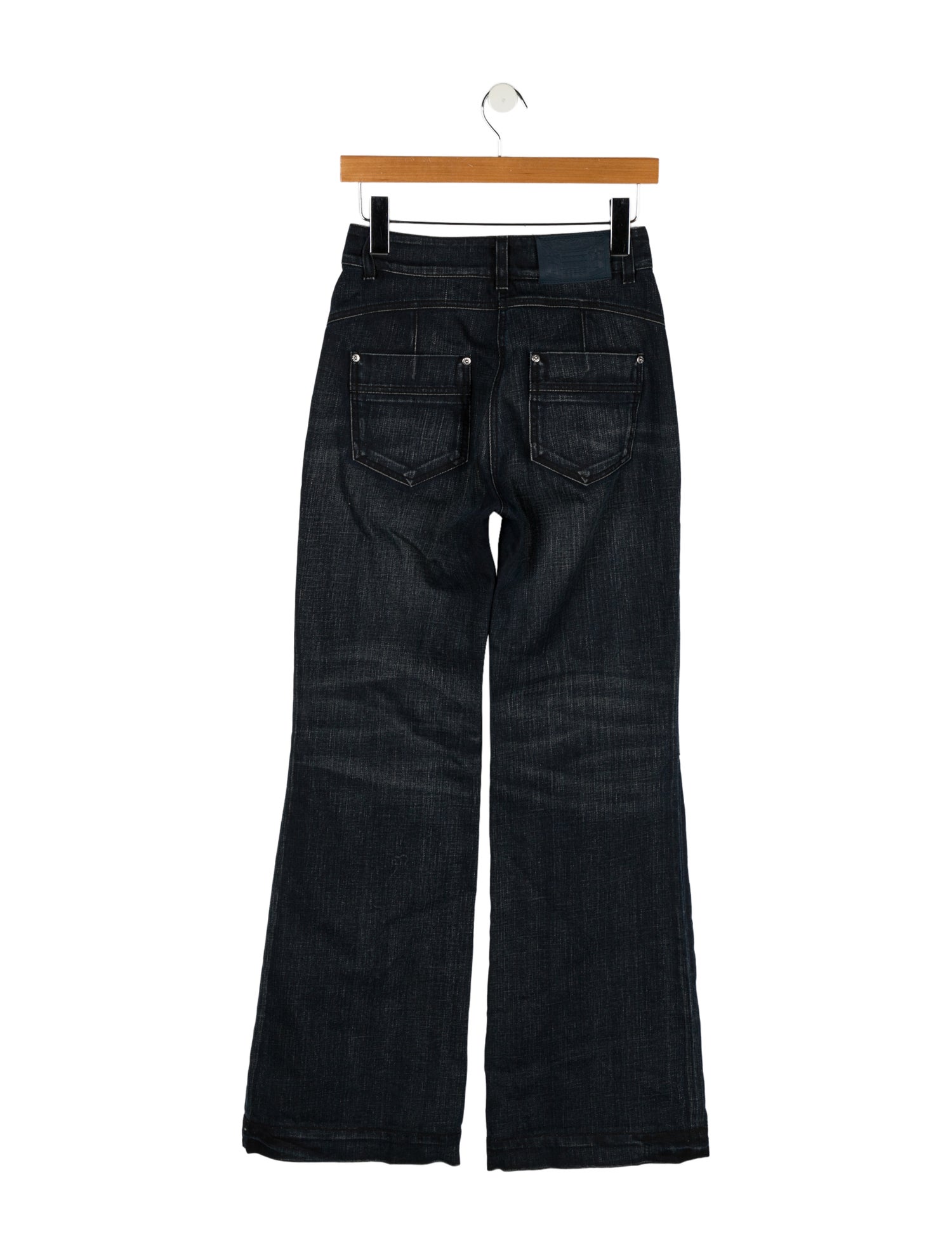 Fendi Mid-Rise Wide Leg Jeans
