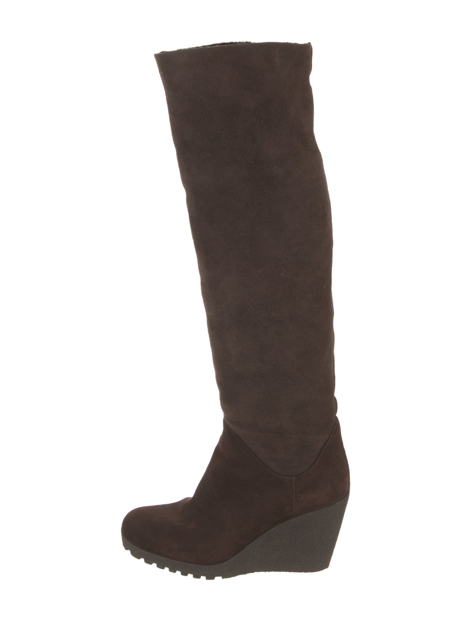 Fendi Zucca FF Logo Suede Boots