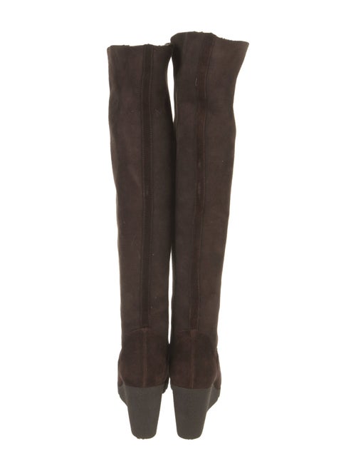 Fendi Zucca FF Logo Suede Boots