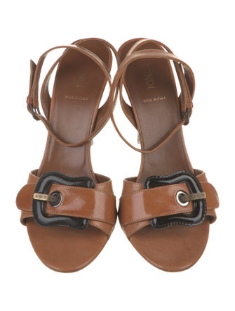 Fendi Leather Sandals