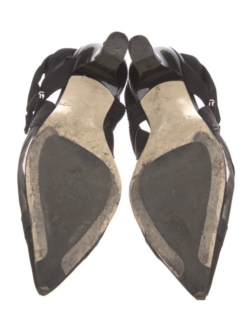 Fendi Mesh Mesh Accents D'Orsay Pumps