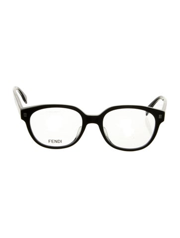 Fendi Eyeglasses Zucchino FF Logo Oversize