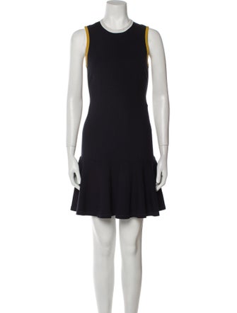 Fendi Crew Neck Mini Dress