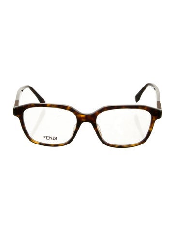 Fendi Eyeglasses Zucchino FF Logo Square