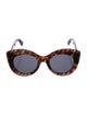 Fendi Zucca FF Logo Cat-Eye Sunglasses