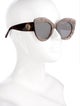 Fendi Zucca FF Logo Cat-Eye Sunglasses