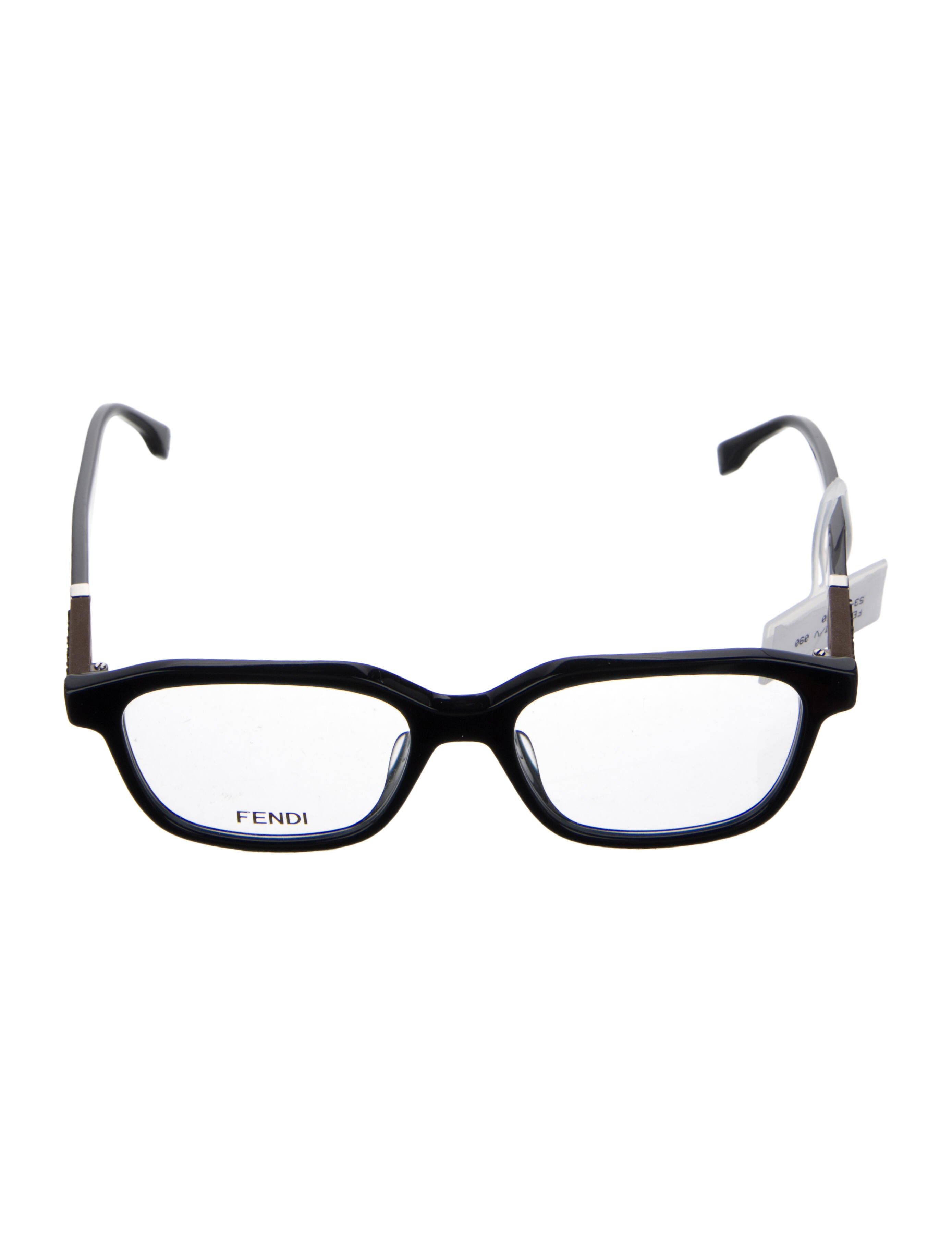 Fendi Zucca FF Logo Square Eyeglasses