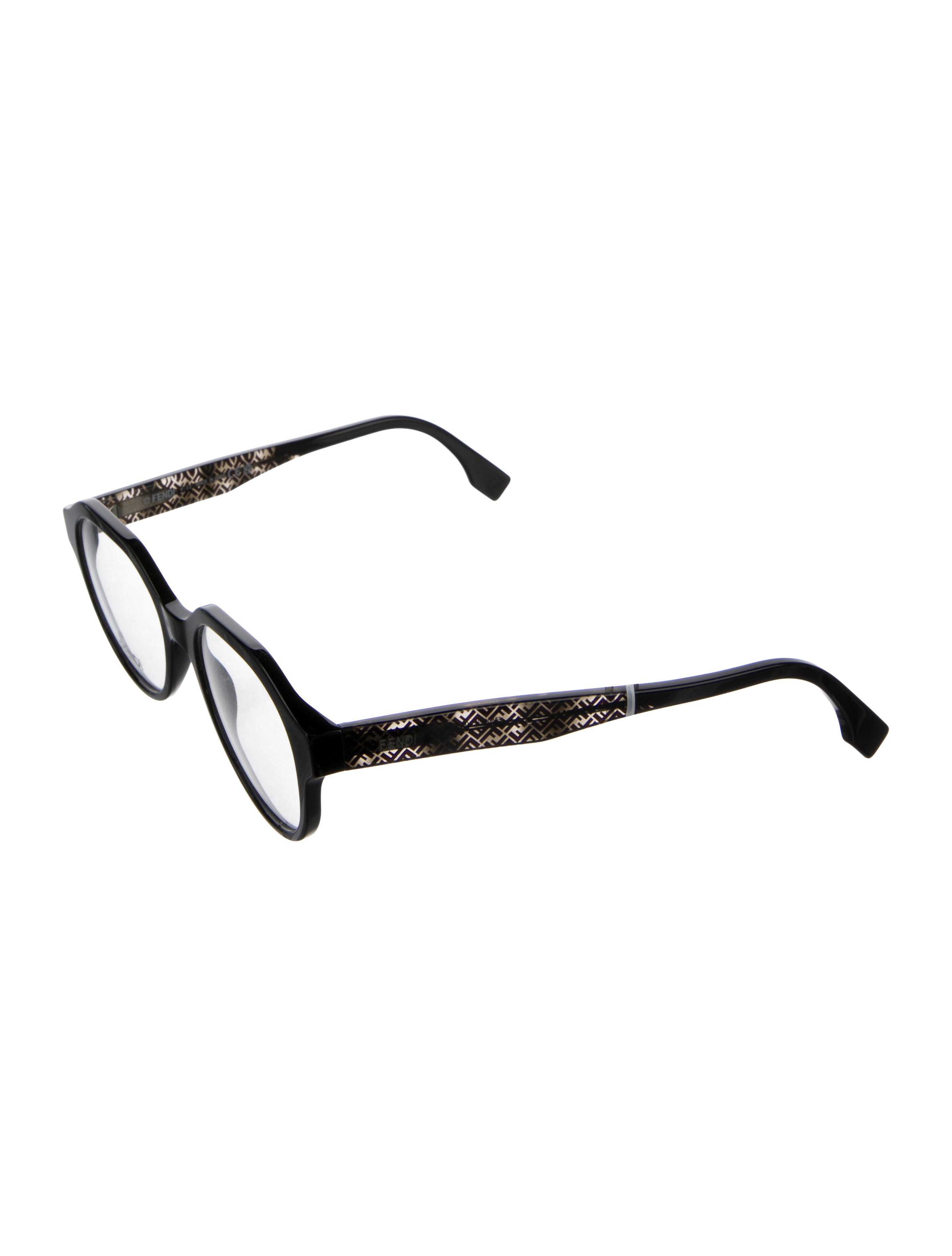 Fendi Zucca FF Logo Square Sunglasses