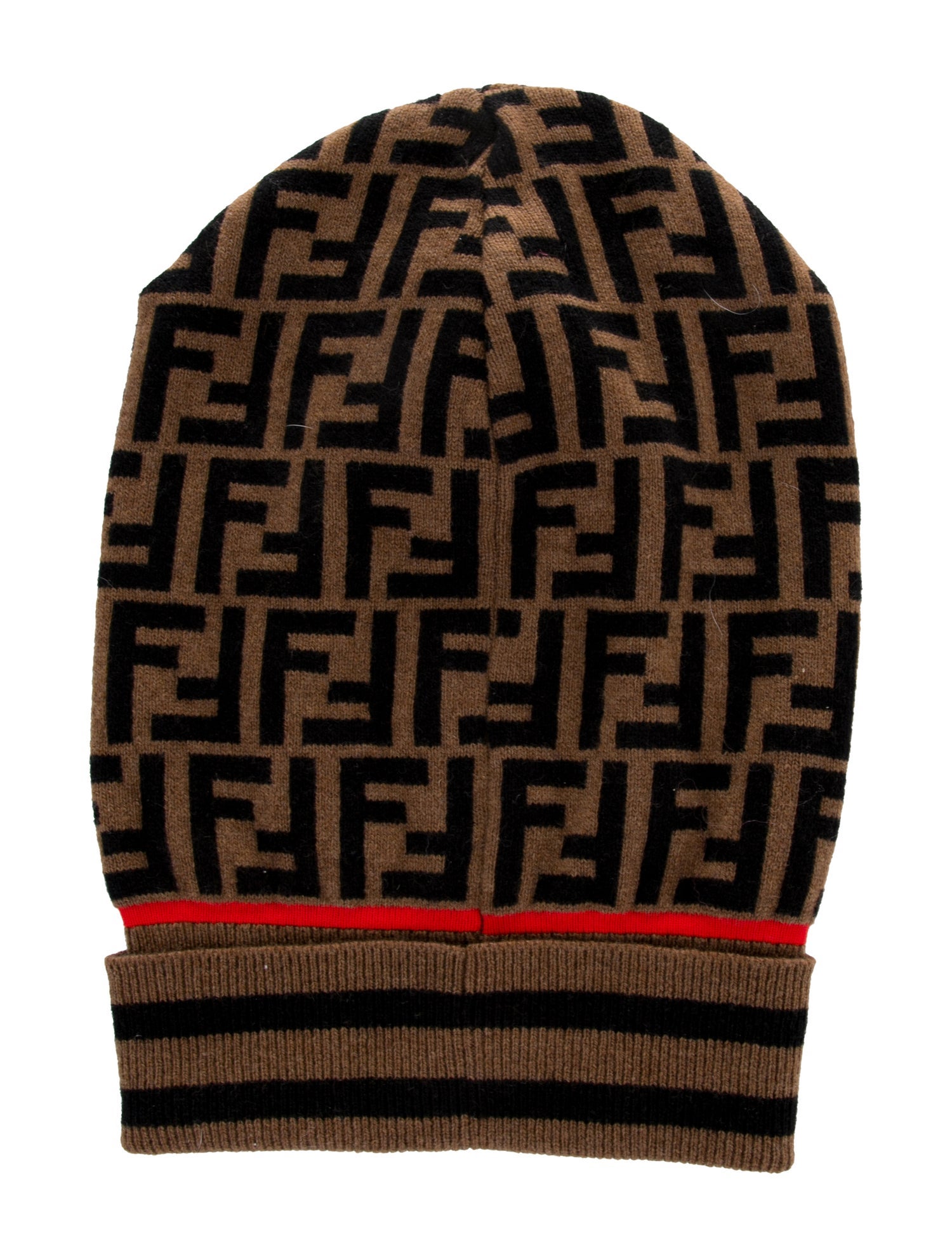 Fendi Zucca FF Wool Beanie