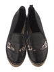 Fendi Leather Studded Accents Espadrilles