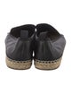 Fendi Leather Studded Accents Espadrilles