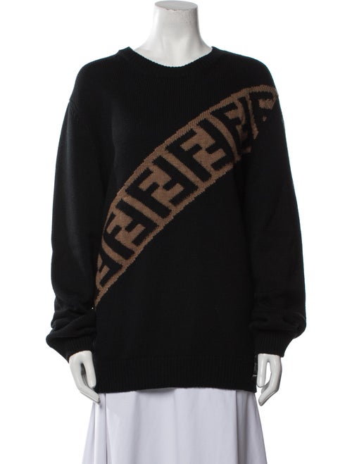 Fendi Zucca FF Logo Graphic Print Pullover