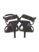 Fendi Zucca FF Logo Canvas Sandals