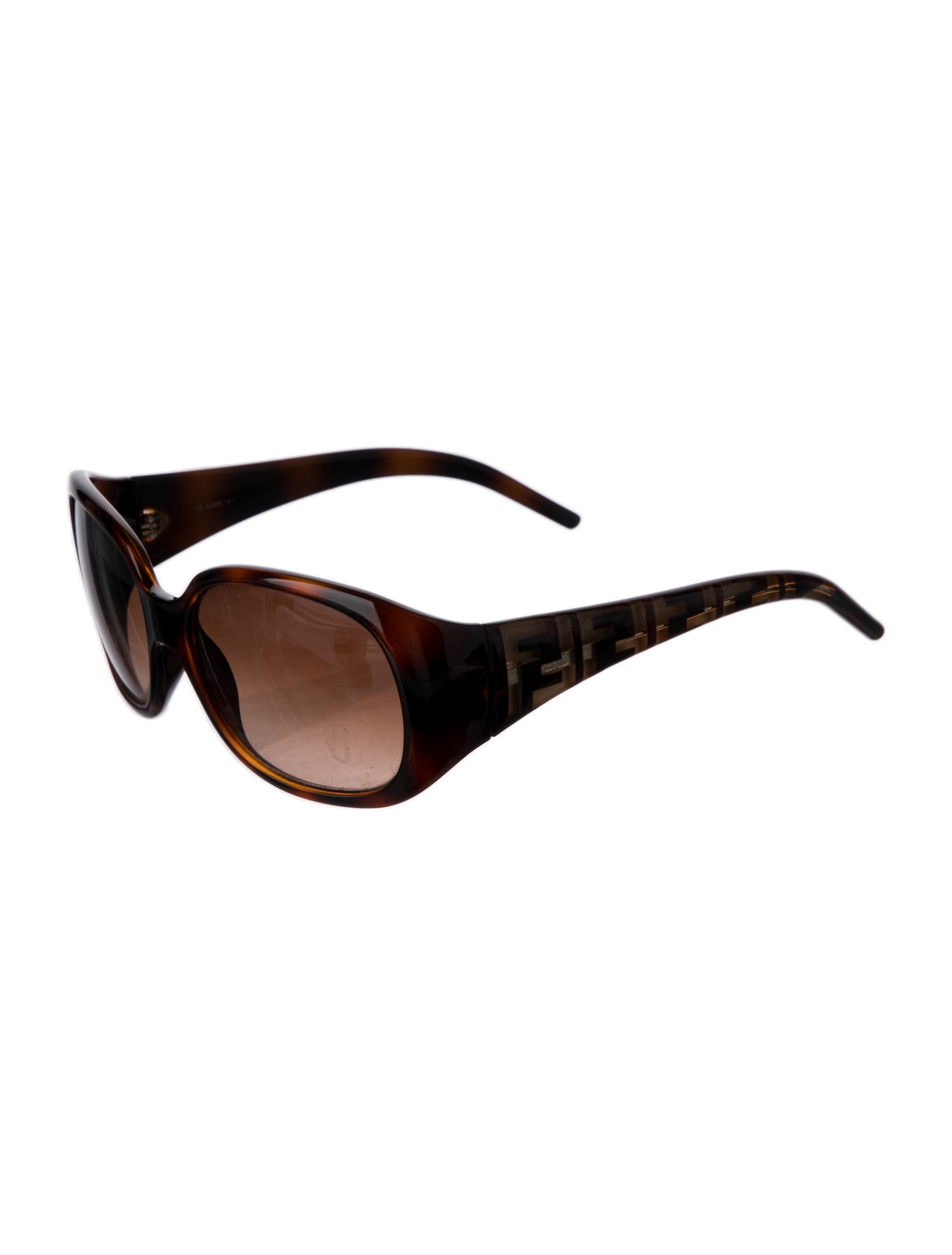 Fendi Zucca FF Logo Square Sunglasses