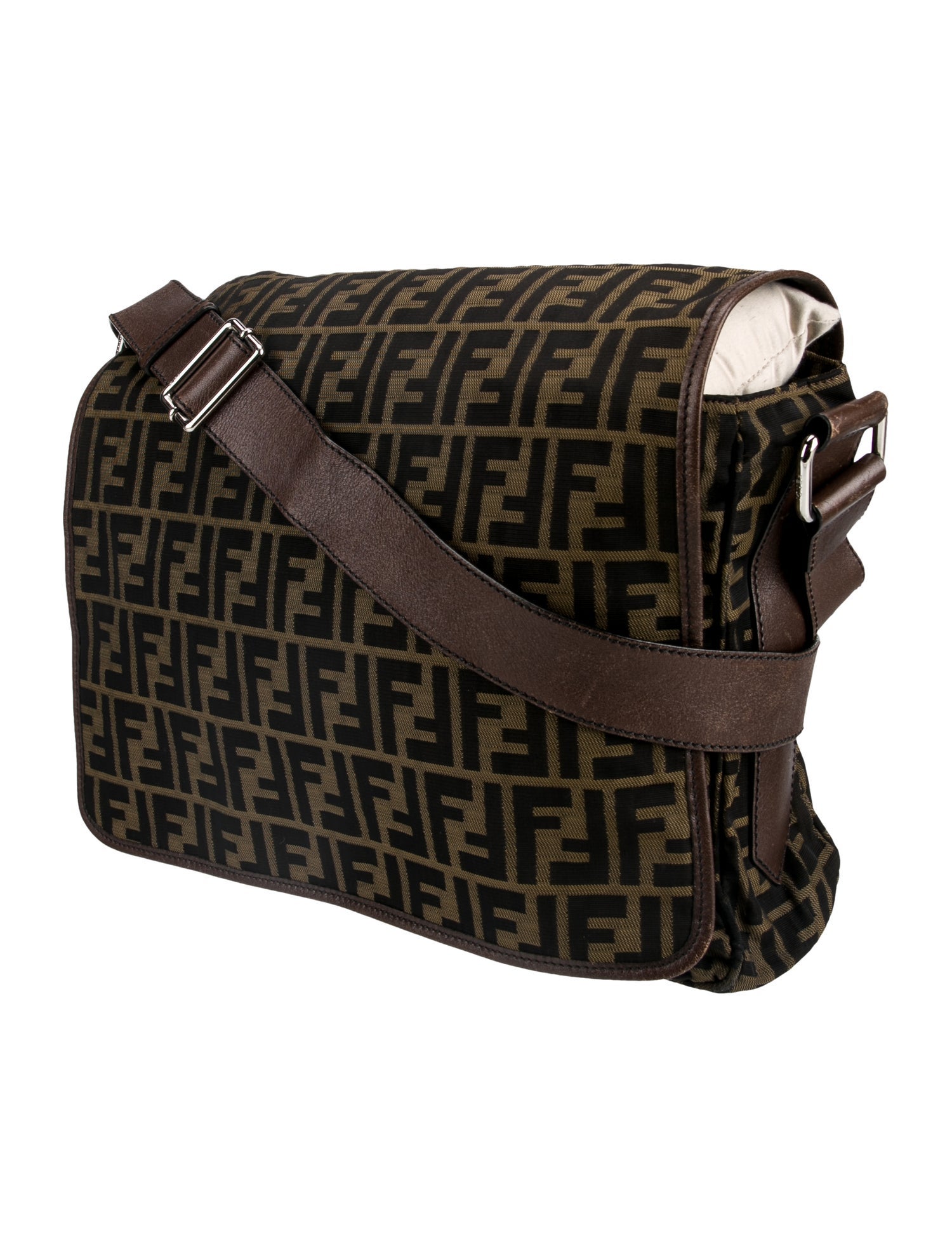 Fendi Zucca FF Messenger Bag