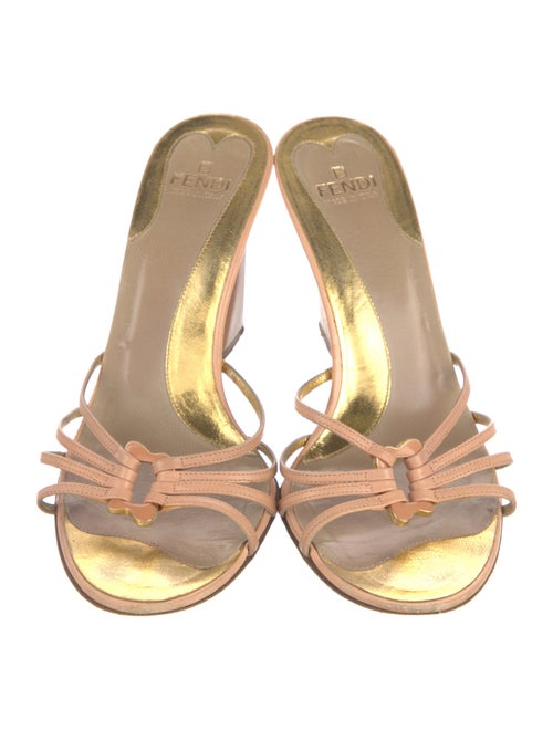 Fendi Leather Slides