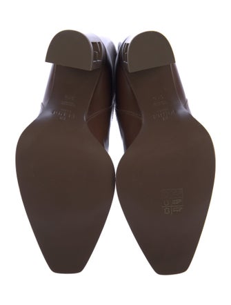 Fendi Zucca FF Logo Leather Boots