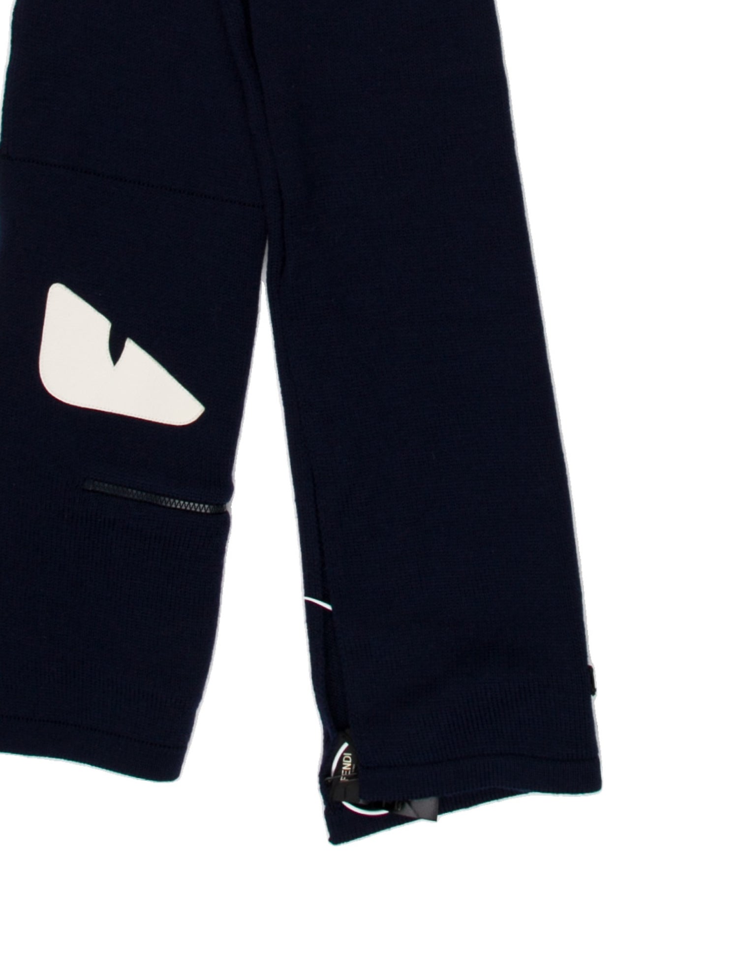 Fendi Monsters Motif Scarf