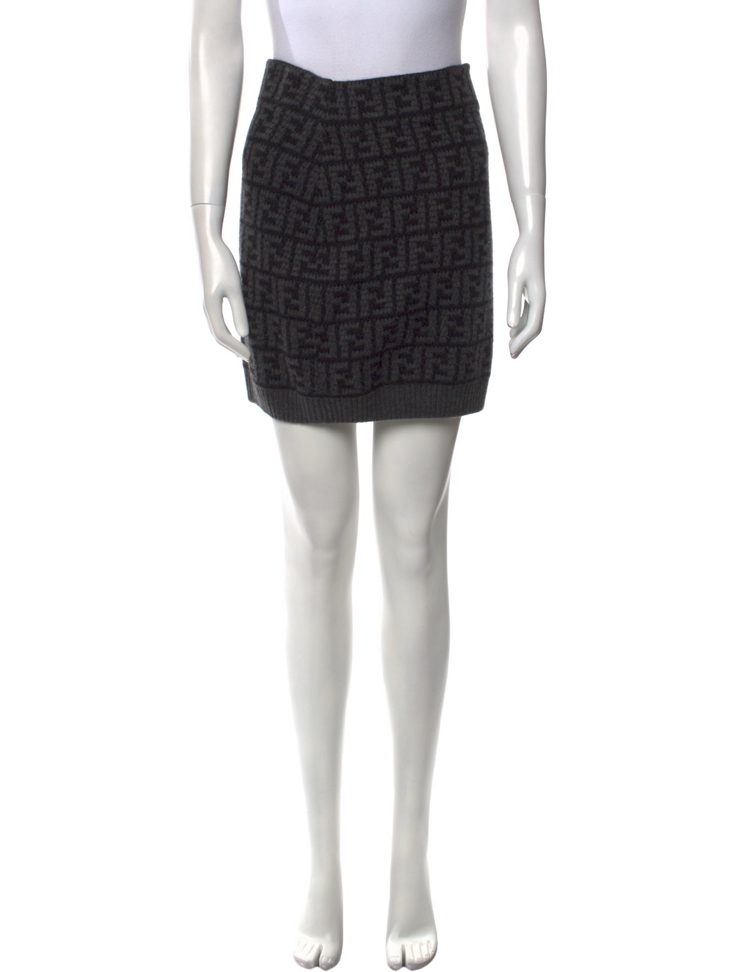 Fendi Cashmere Mini Skirt