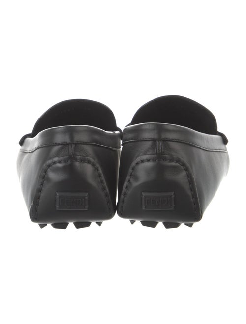 Fendi Zucca FF Logo Leather Drivers