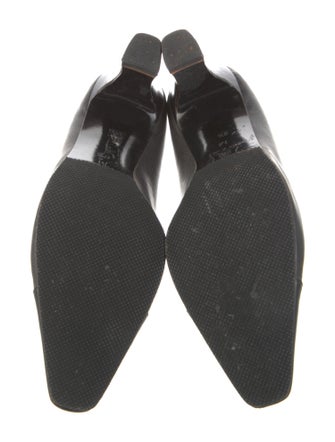 Fendi Leather Colorblock Pattern Pumps