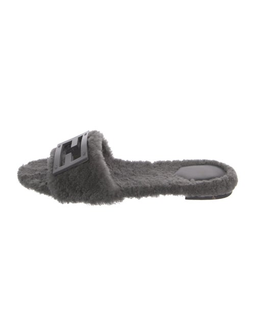 Fendi Shearling Slides