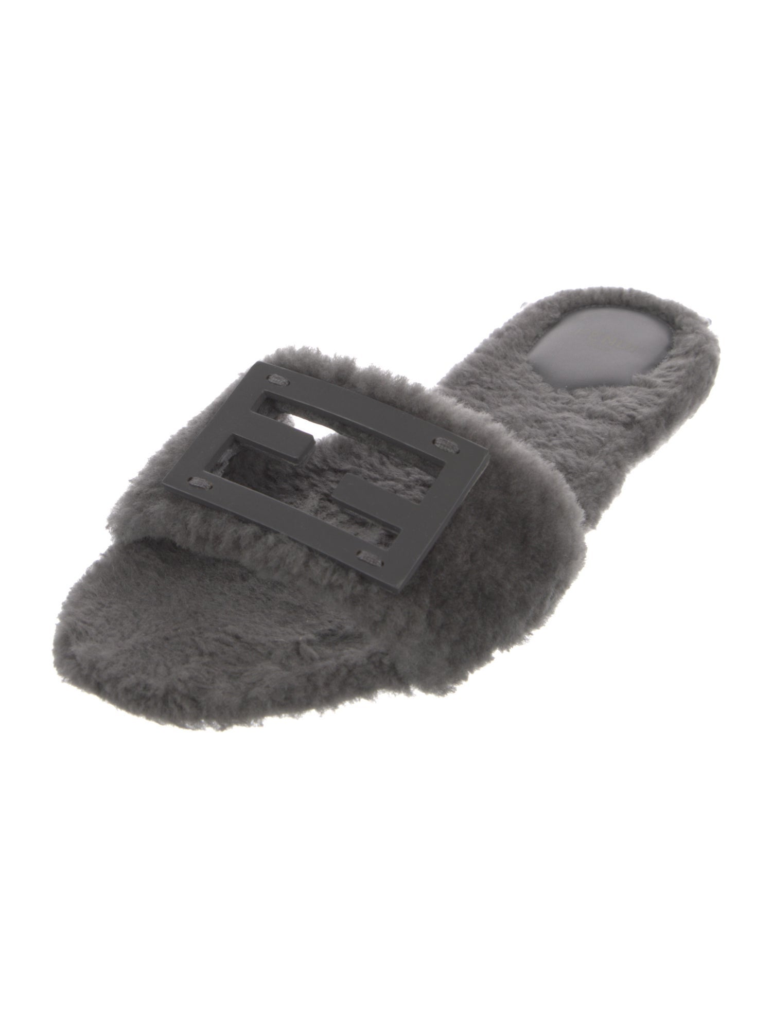 Fendi Shearling Slides