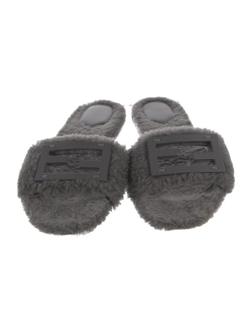 Fendi Shearling Slides