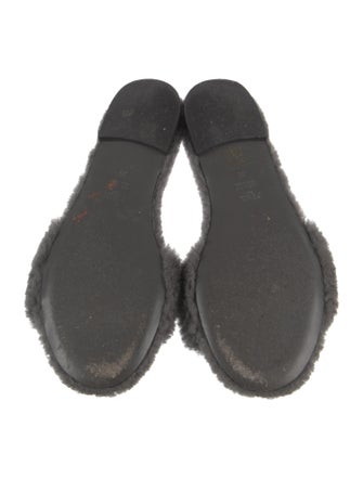 Fendi Shearling Slides