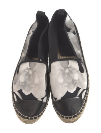 Fendi Satin Printed Espadrilles