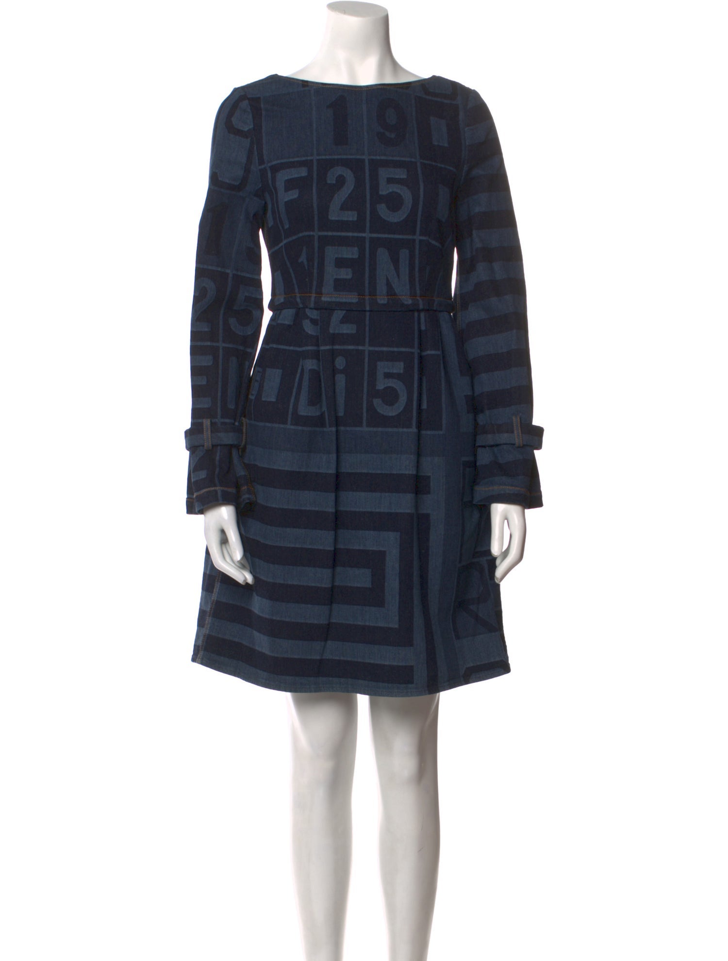 Fendi Printed Mini Dress
