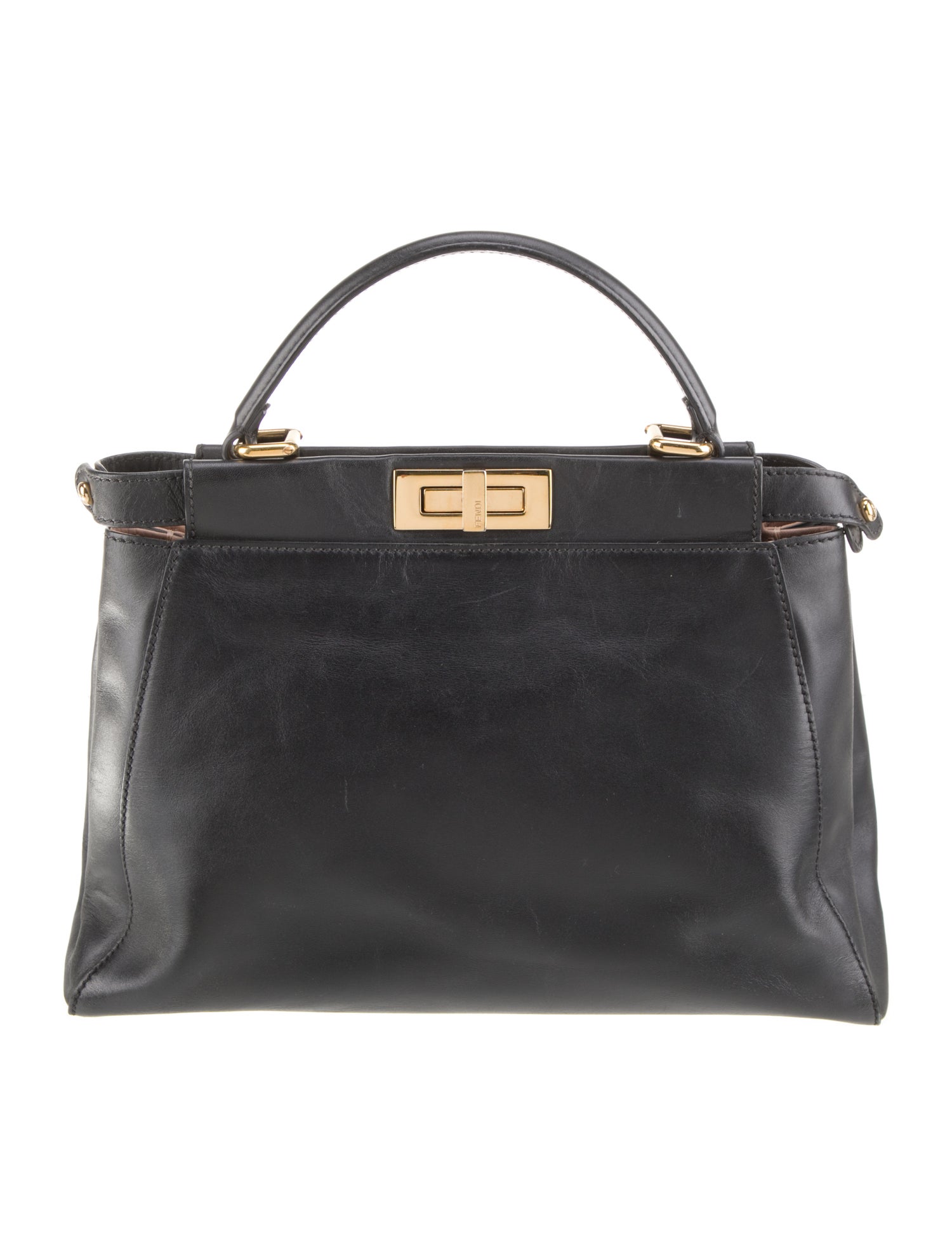 Fendi Leather Peekaboo Large
