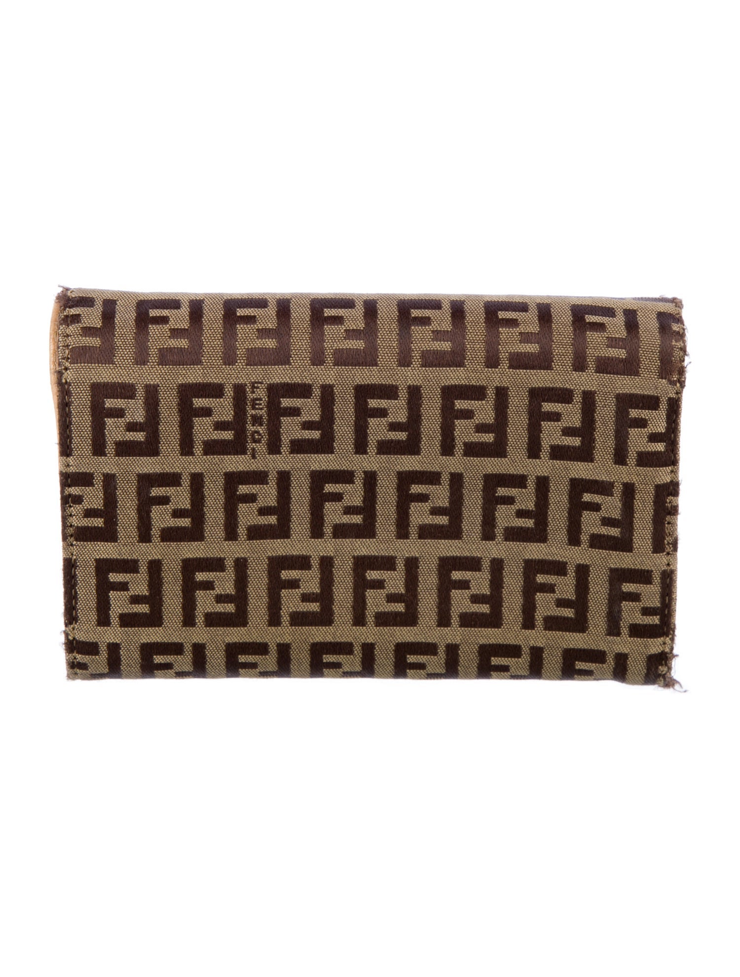Fendi Vintage Zucca FF Logo Wallet