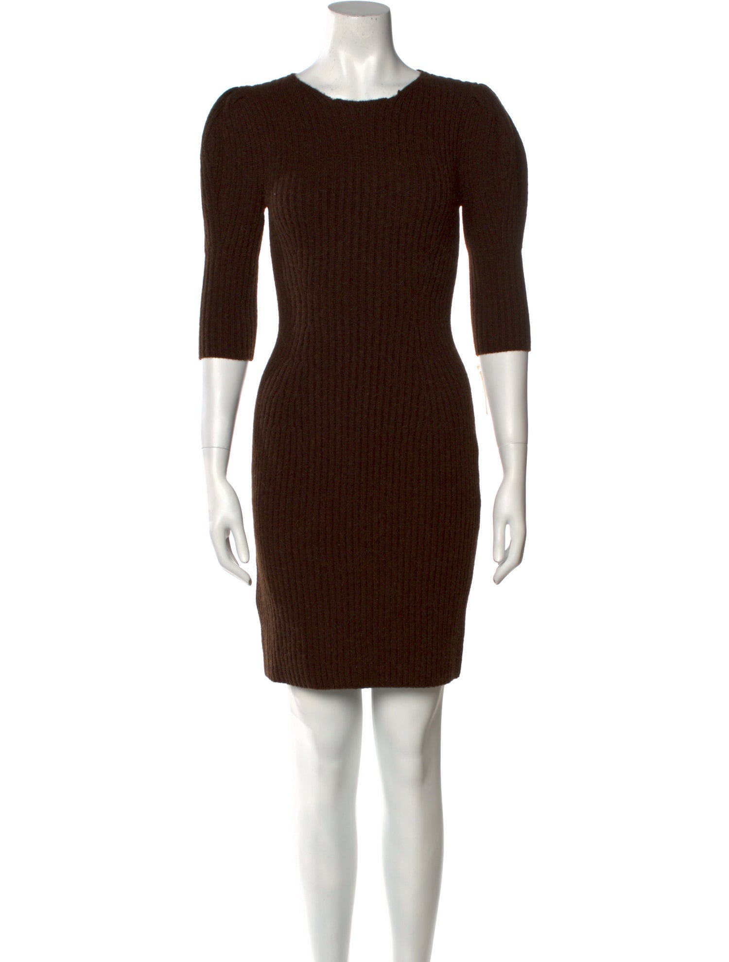 Fendi Camel Hair Mini Dress