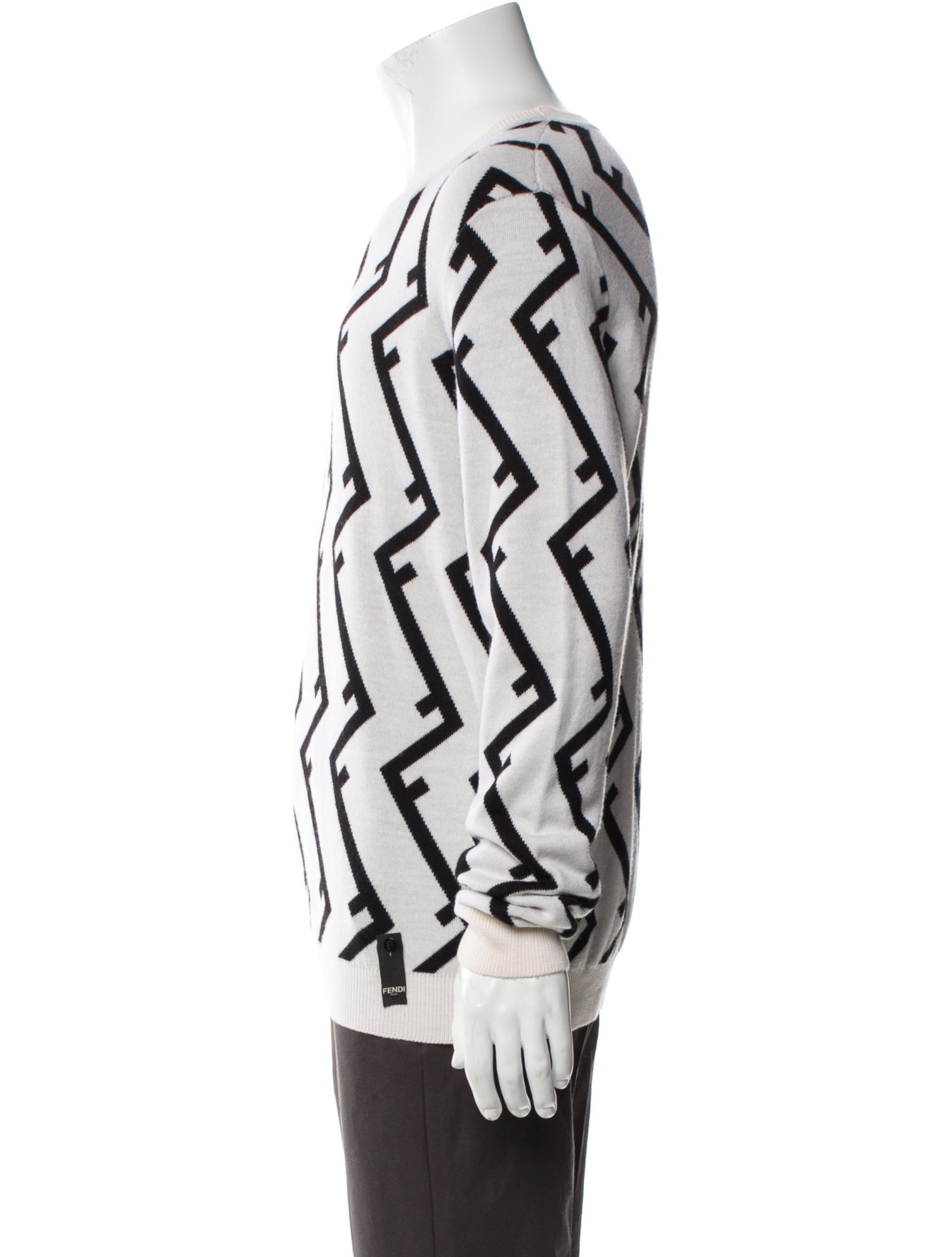 Fendi Wool Printed Pullover