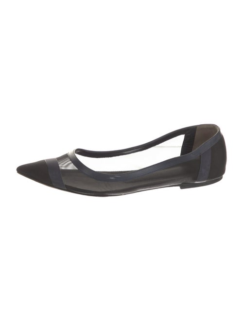 Fendi Zucca FF Logo Mesh Ballet Flats