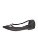 Fendi Zucca FF Logo Mesh Ballet Flats