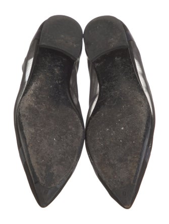 Fendi Zucca FF Logo Mesh Ballet Flats